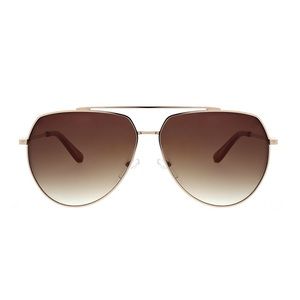 O by Oscar de la Renta Aviator Sunglasses